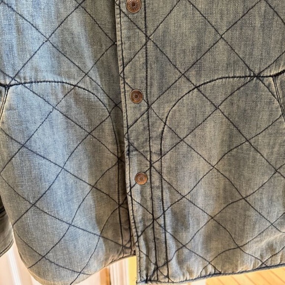 Faherty Men’s Bondi Reversible Jacket Doug Good Feather Size Large - Picture 9 of 13